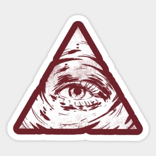 Eye of the Illuminati Sticker